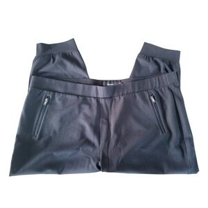 Torrid 4 Pants Woman 4X Black Pull On‎  Zippered Pockets Elastic Ankle NWT